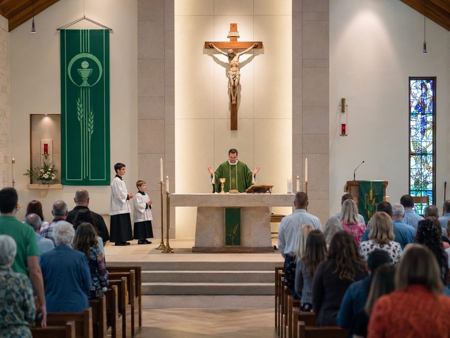 The celebration of the Mass